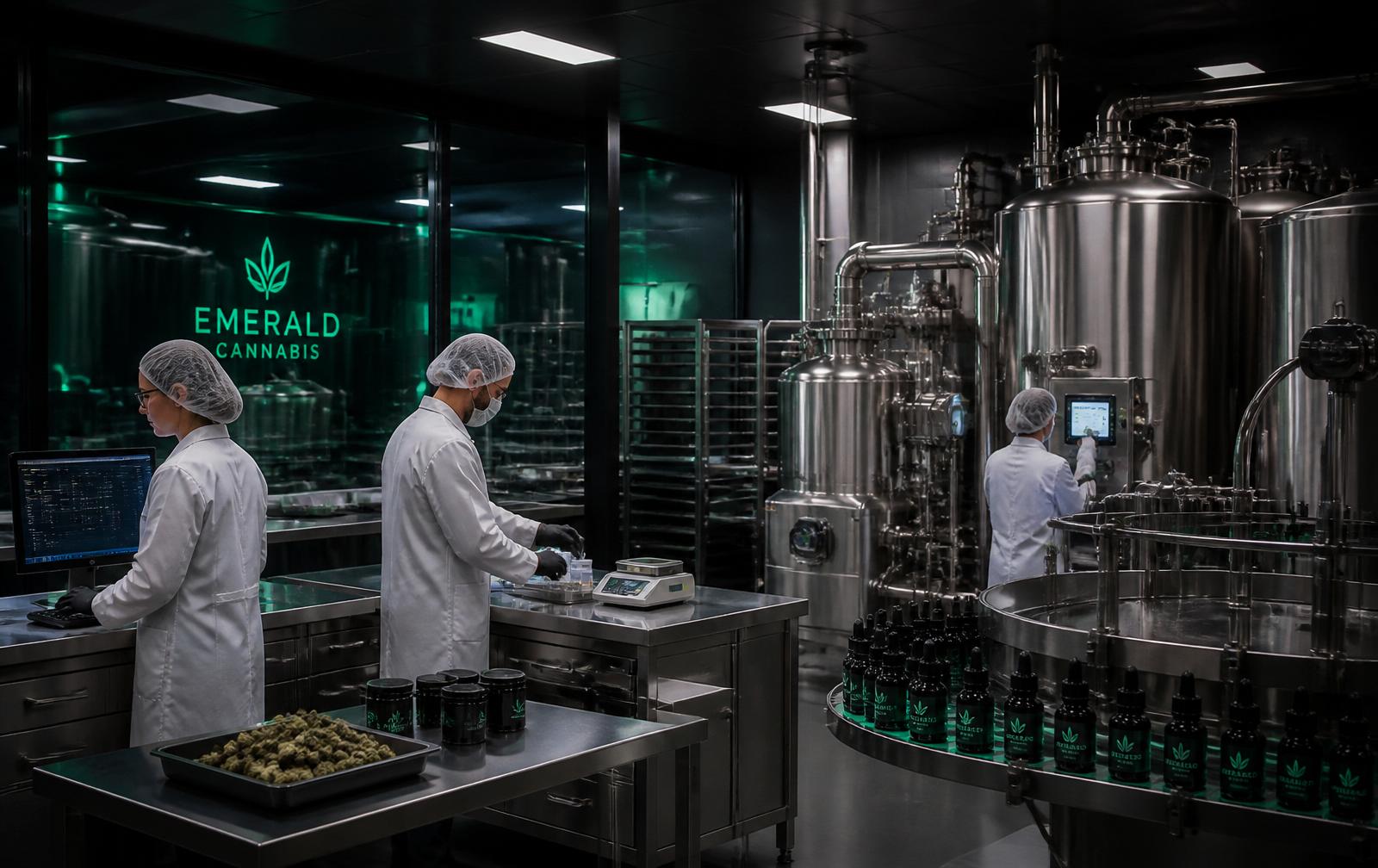 Boutique Gardens licensed cannabis manufacturing facility interior
